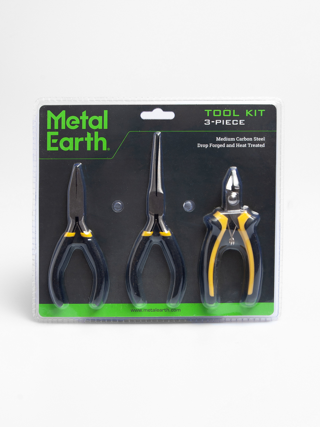 3 Pieces Tool Set Kit Premium Medium Carbon Steel Tool Kit for Metal Earth Model 